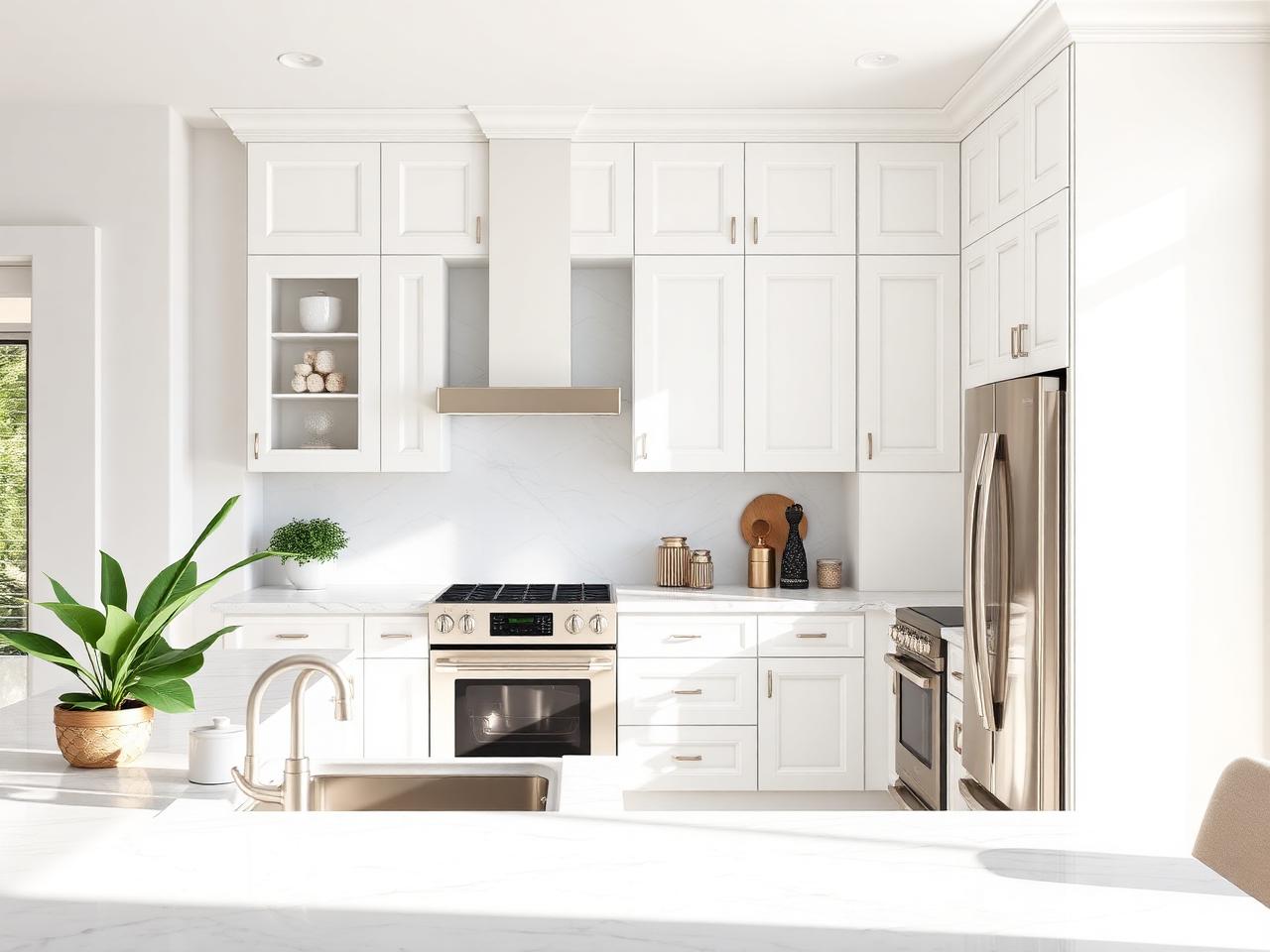 Sparkling clean modern kitchen